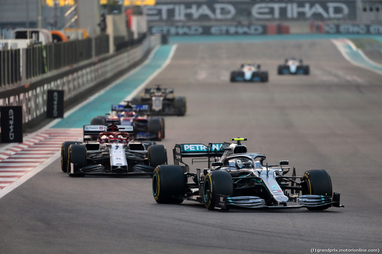 GP ABU DHABI, 01.12.2019 - Gara, Valtteri Bottas (FIN) Mercedes AMG F1 W010