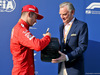 GP ABU DHABI, Charles Leclerc (MON) Ferrari with Sean Bratches (USA) Formula 1 Managing Director, Commercial Operations - Pirelli Pole Position Award.
01.12.2019.
