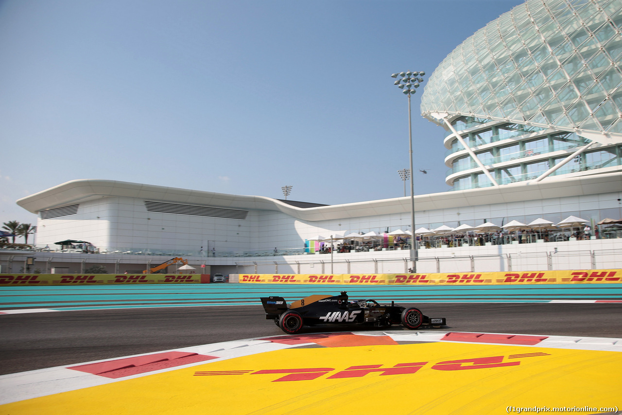 GP ABU DHABI, 30.11.2019 - Romain Grosjean (FRA) Haas F1 Team VF-19