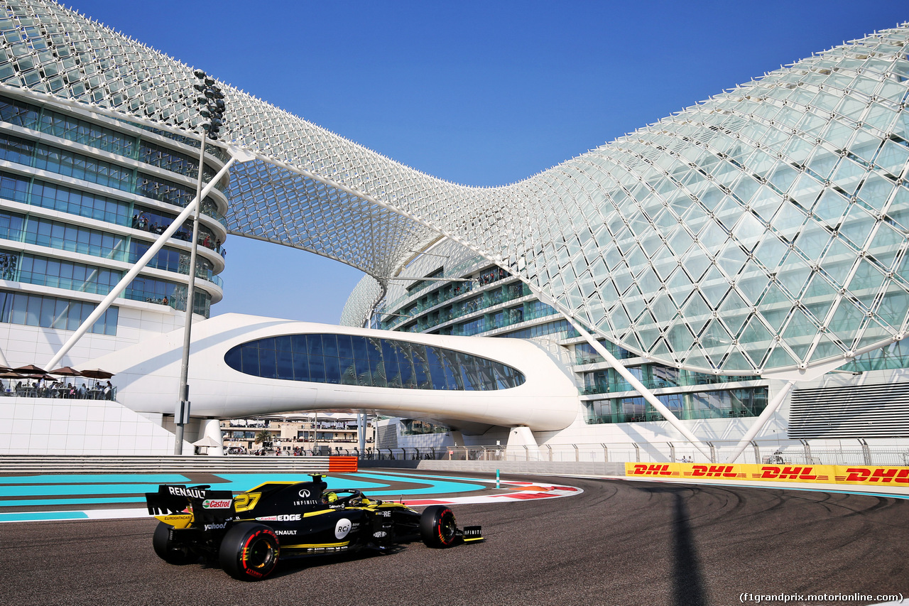 GP ABU DHABI, Nico Hulkenberg (GER) Renault F1 Team RS19.
30.11.2019.