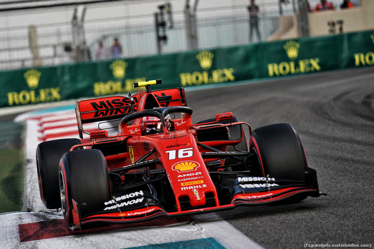 GP ABU DHABI, Charles Leclerc (MON) Ferrari SF90.
30.11.2019.