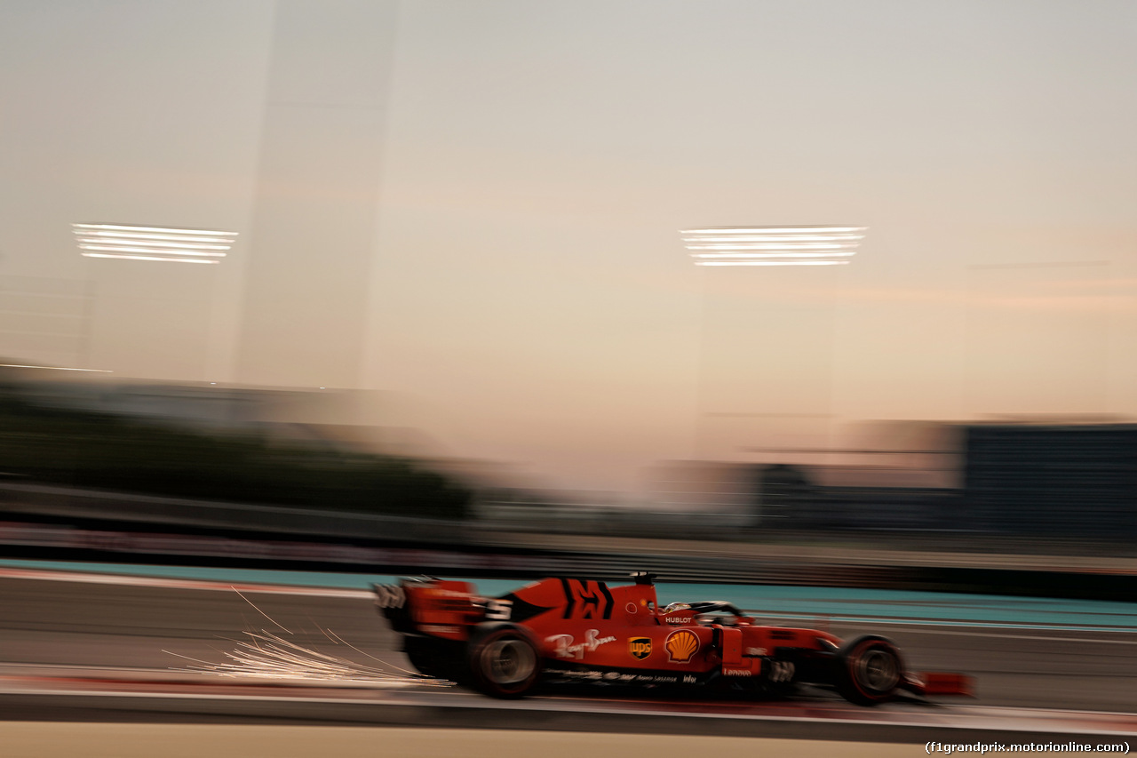 GP ABU DHABI, Sebastian Vettel (GER) Ferrari SF90.
30.11.2019.