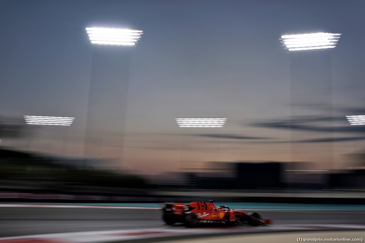 GP ABU DHABI, Sebastian Vettel (GER) Ferrari SF90.
30.11.2019.