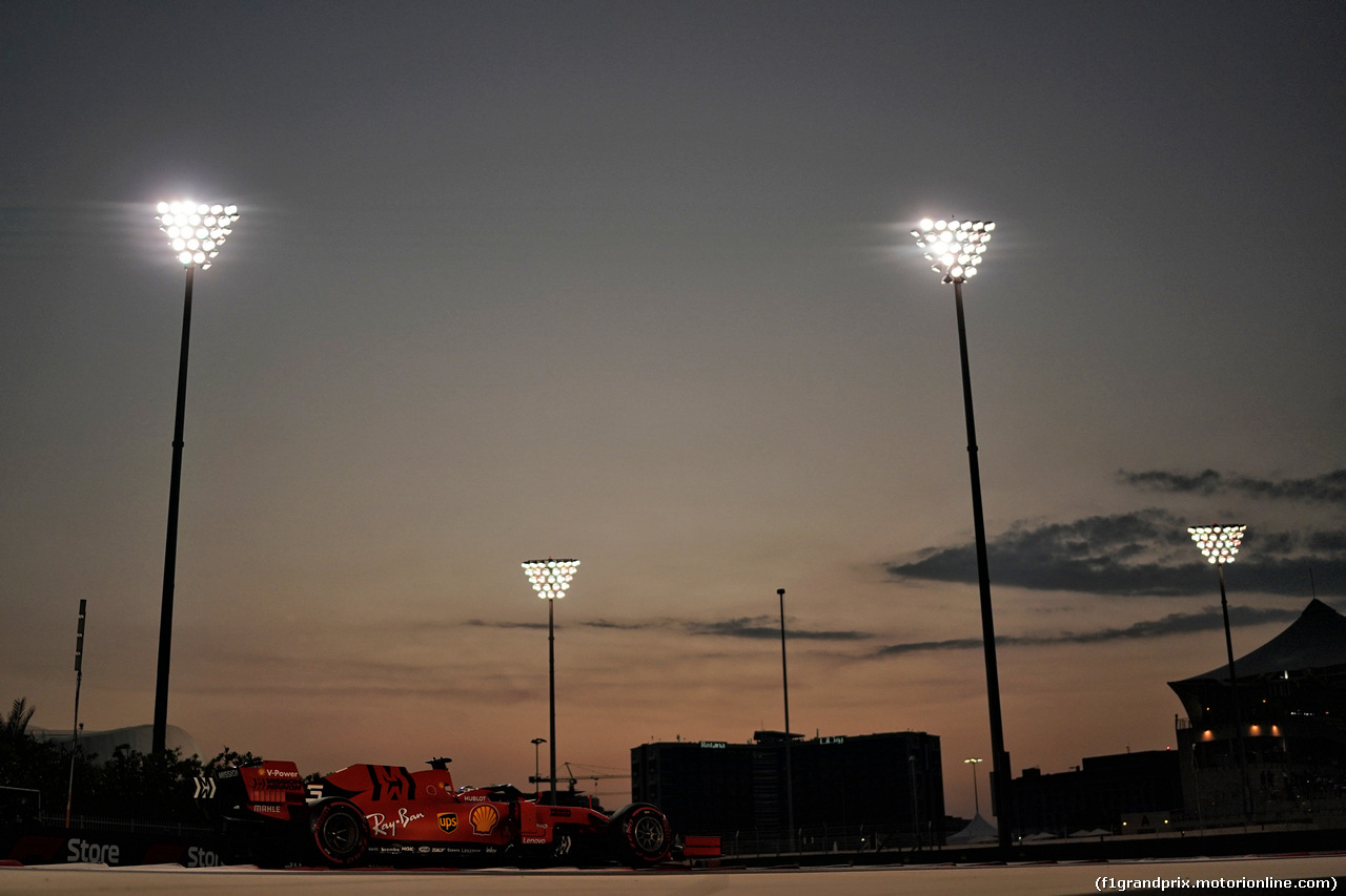 GP ABU DHABI, Sebastian Vettel (GER) Ferrari SF90.
30.11.2019.