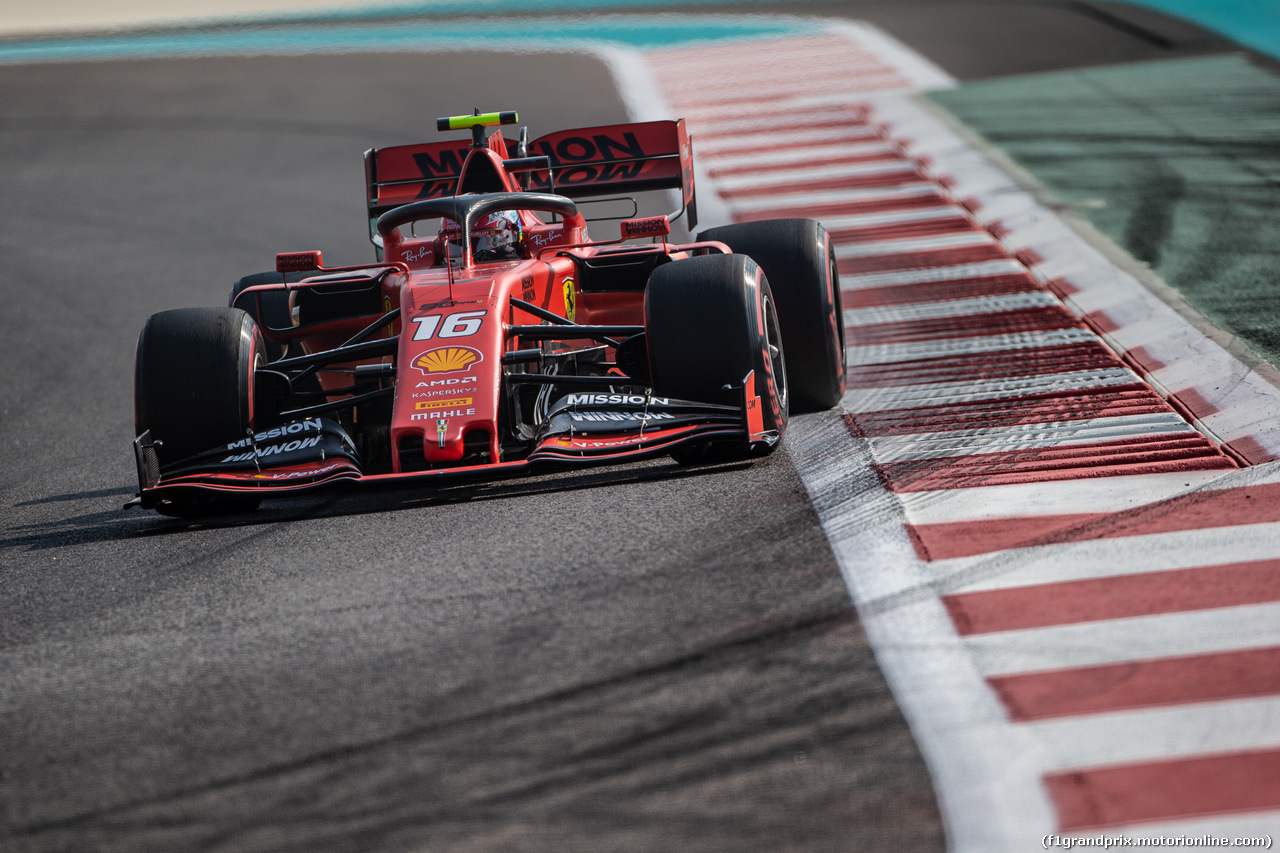 GP ABU DHABI, Charles Leclerc (MON) Ferrari SF90.
30.11.2019.