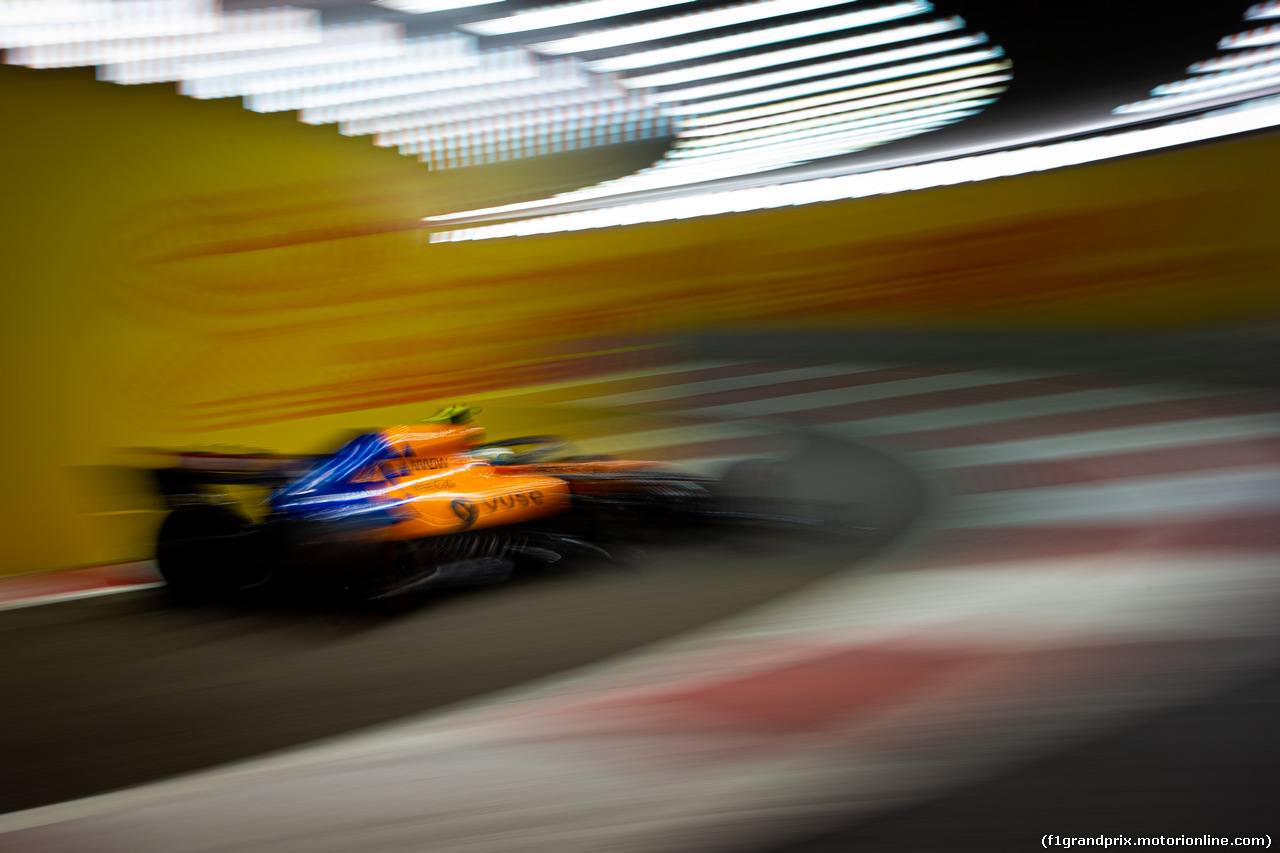 GP ABU DHABI, Lando Norris (GBR) McLaren MCL34.
30.11.2019.