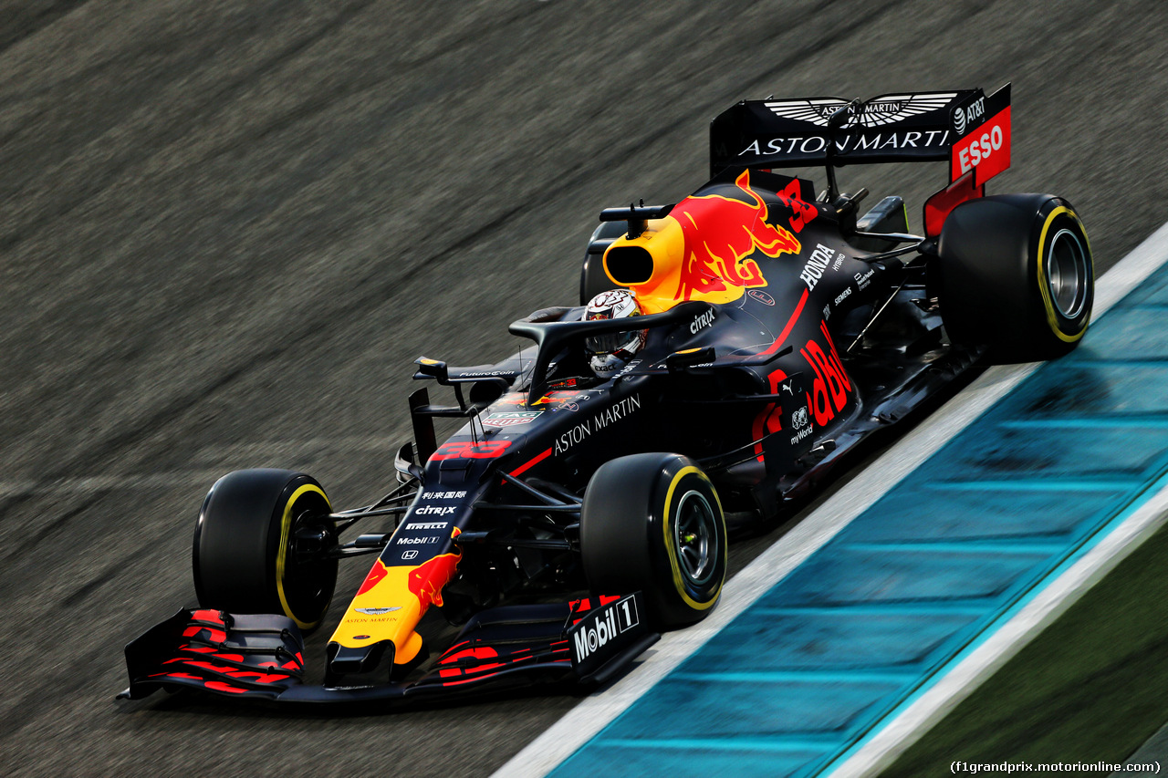 GP ABU DHABI, Max Verstappen (NLD) Red Bull Racing RB15.
30.11.2019.