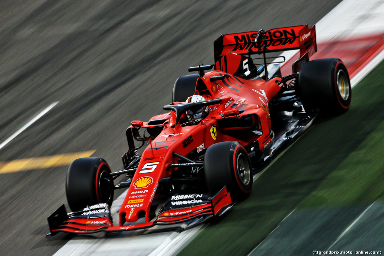 GP ABU DHABI, Sebastian Vettel (GER) Ferrari SF90.
30.11.2019.