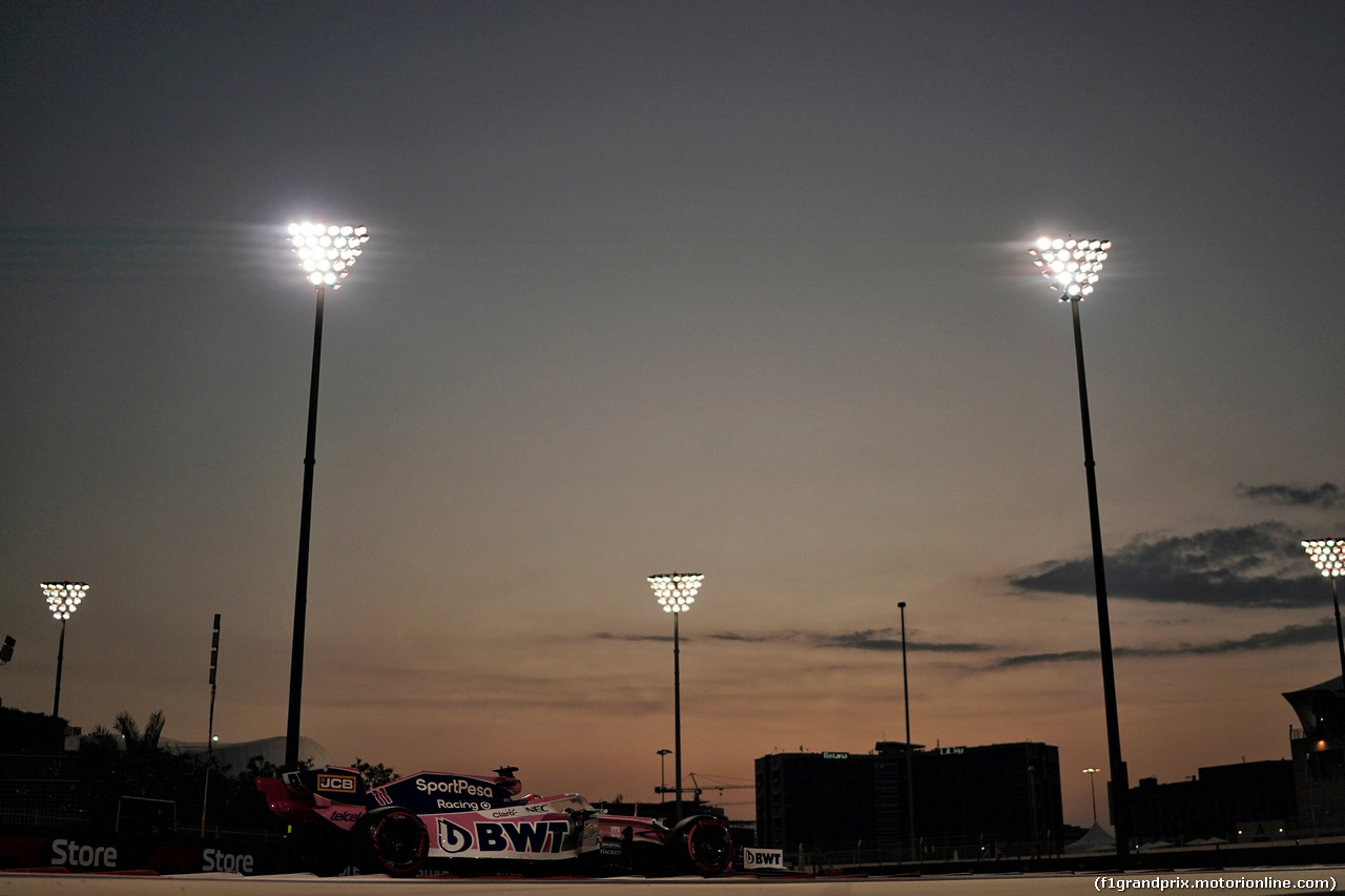 GP ABU DHABI, Sergio Perez (MEX) Racing Point F1 Team RP19.
30.11.2019.