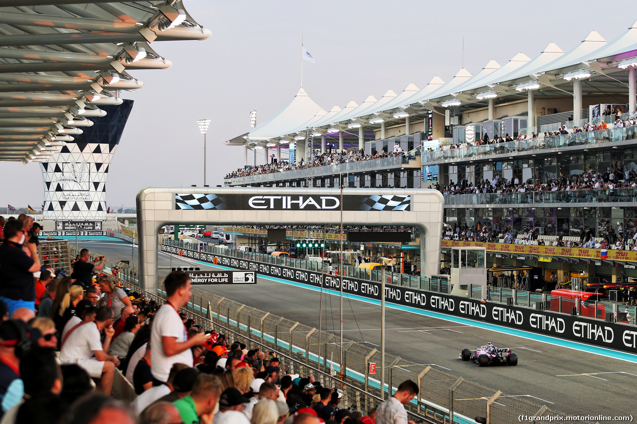 GP ABU DHABI, Lance Stroll (CDN) Racing Point F1 Team RP19.
30.11.2019.