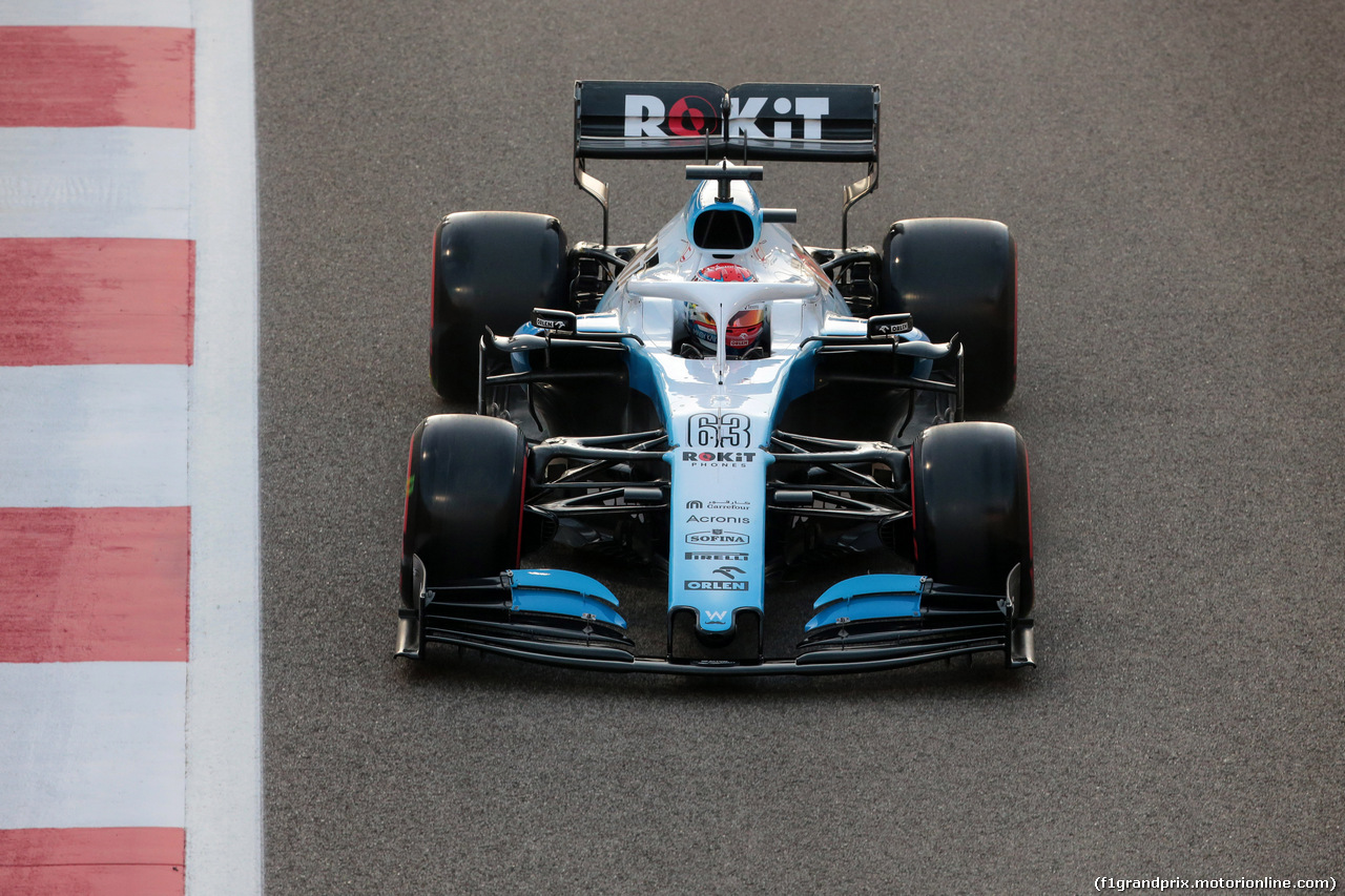 GP ABU DHABI, 30.11.2019 -  George Russell (GBR) Williams Racing FW42