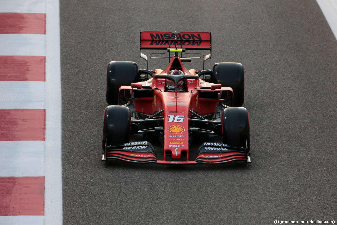 GP ABU DHABI, 30.11.2019 -  Charles Leclerc (MON) Ferrari SF90