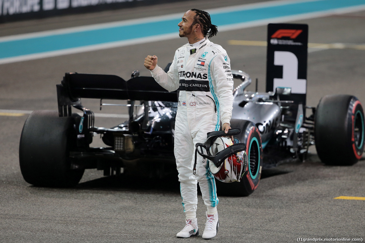 GP ABU DHABI, 30.11.2019 -  Lewis Hamilton (GBR) Mercedes AMG F1 W10 pole position