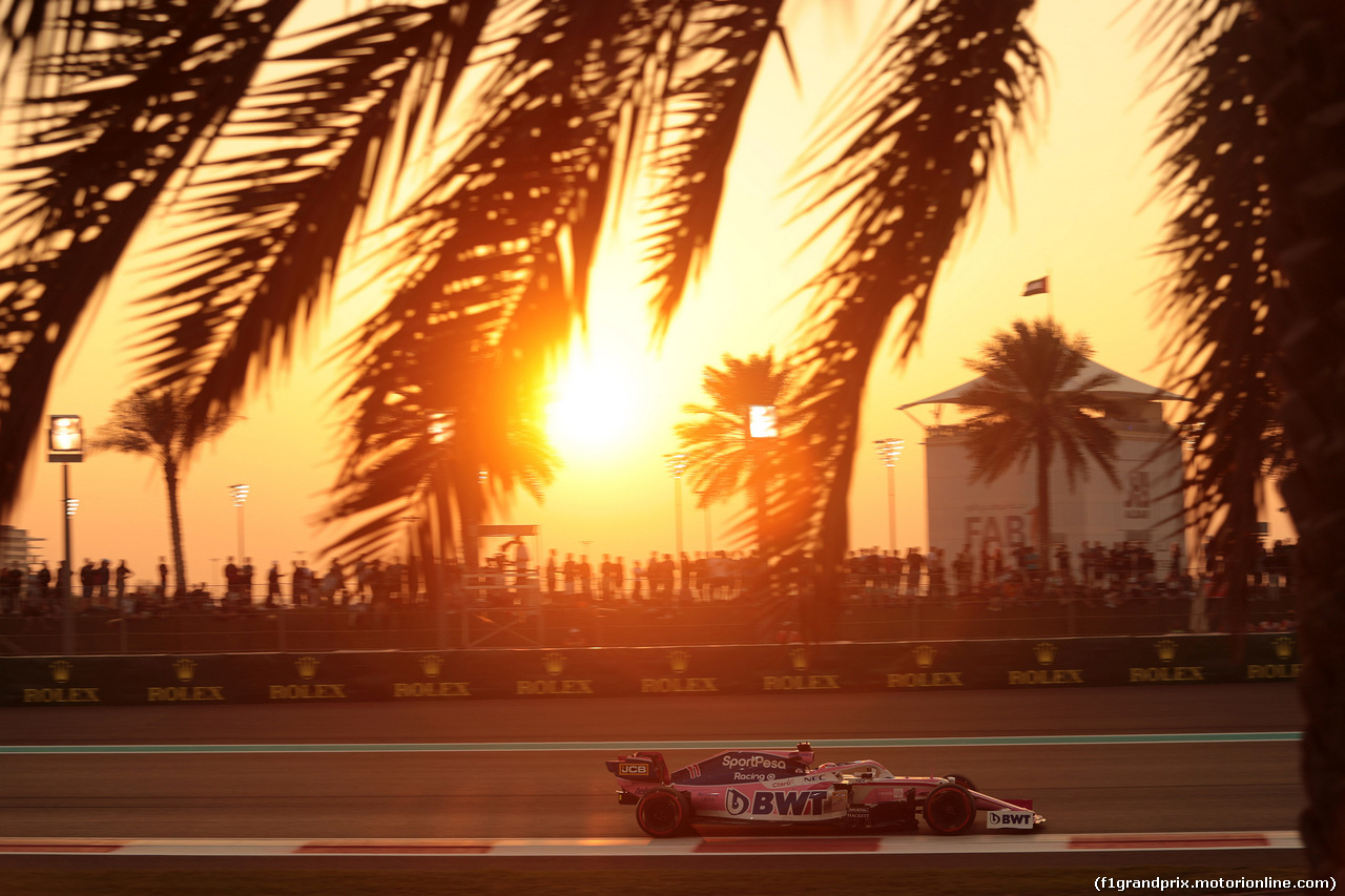 GP ABU DHABI, 30.11.2019 -  Sergio Perez (MEX) Racing Point F1 Team RP19