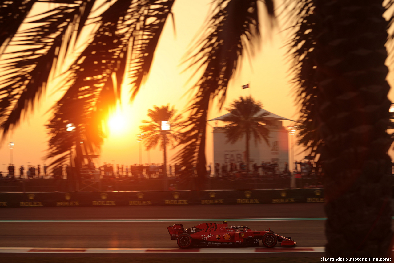 GP ABU DHABI, 30.11.2019 -  Charles Leclerc (MON) Ferrari SF90
