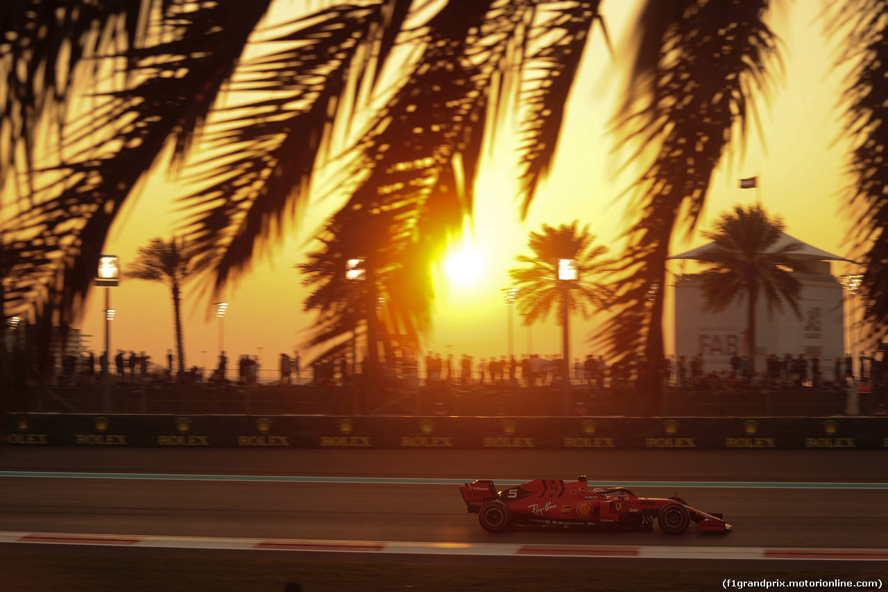GP ABU DHABI, 30.11.2019 -  Sebastian Vettel (GER) Ferrari SF90
