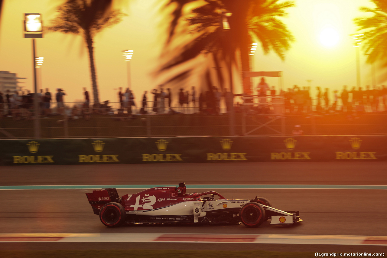 GP ABU DHABI, 30.11.2019 -  Kimi Raikkonen (FIN) Alfa Romeo Racing C38