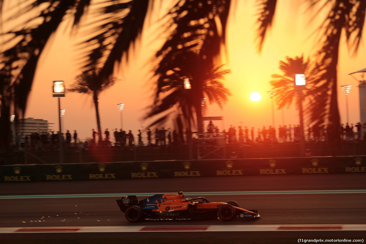 GP ABU DHABI, 30.11.2019 -  Lando Norris (GBR) Mclaren F1 Team MCL34