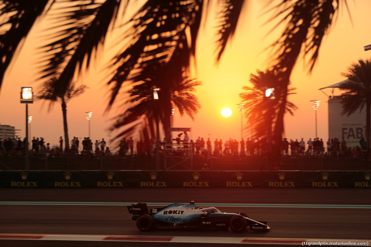 GP ABU DHABI, 30.11.2019 -  Robert Kubica (POL) Williams Racing FW42