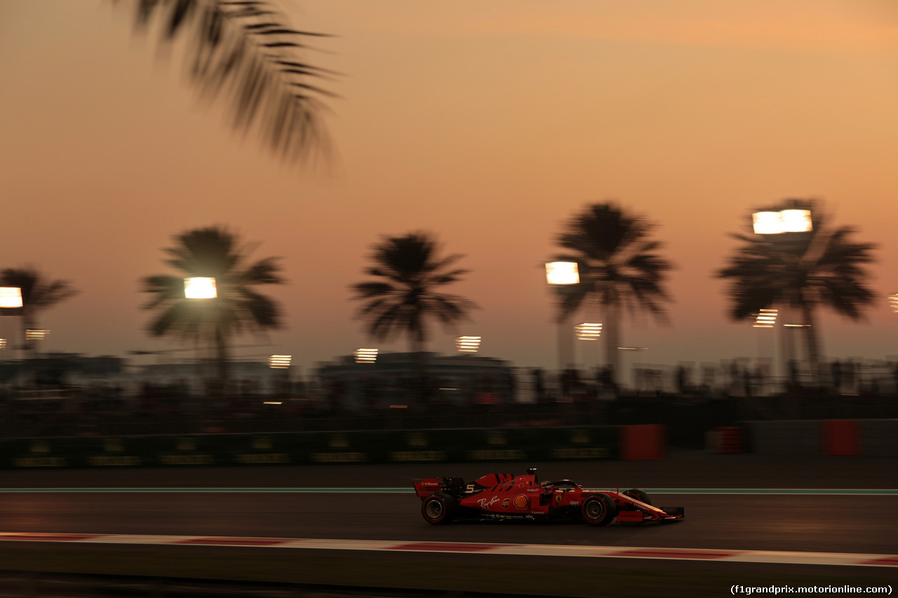 GP ABU DHABI, 30.11.2019 -  Sebastian Vettel (GER) Ferrari SF90