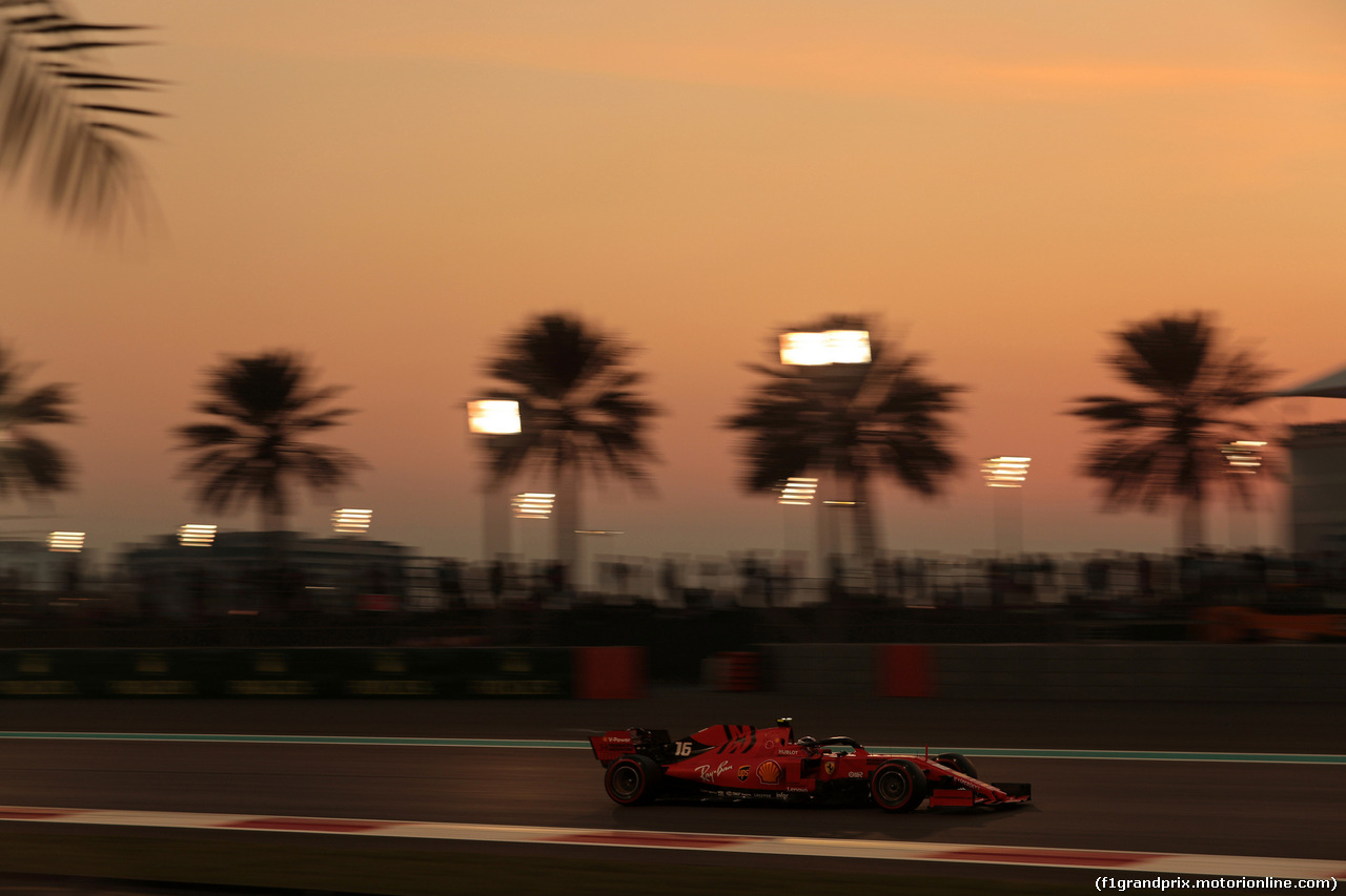 GP ABU DHABI, 30.11.2019 -  Charles Leclerc (MON) Ferrari SF90