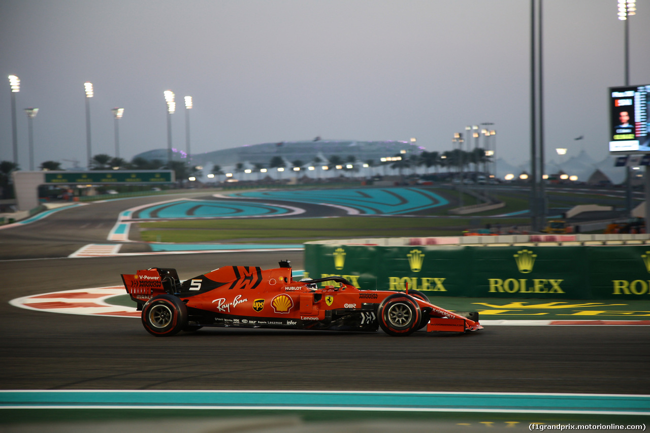 GP ABU DHABI, 30.11.2019 - Sebastian Vettel (GER) Ferrari SF90