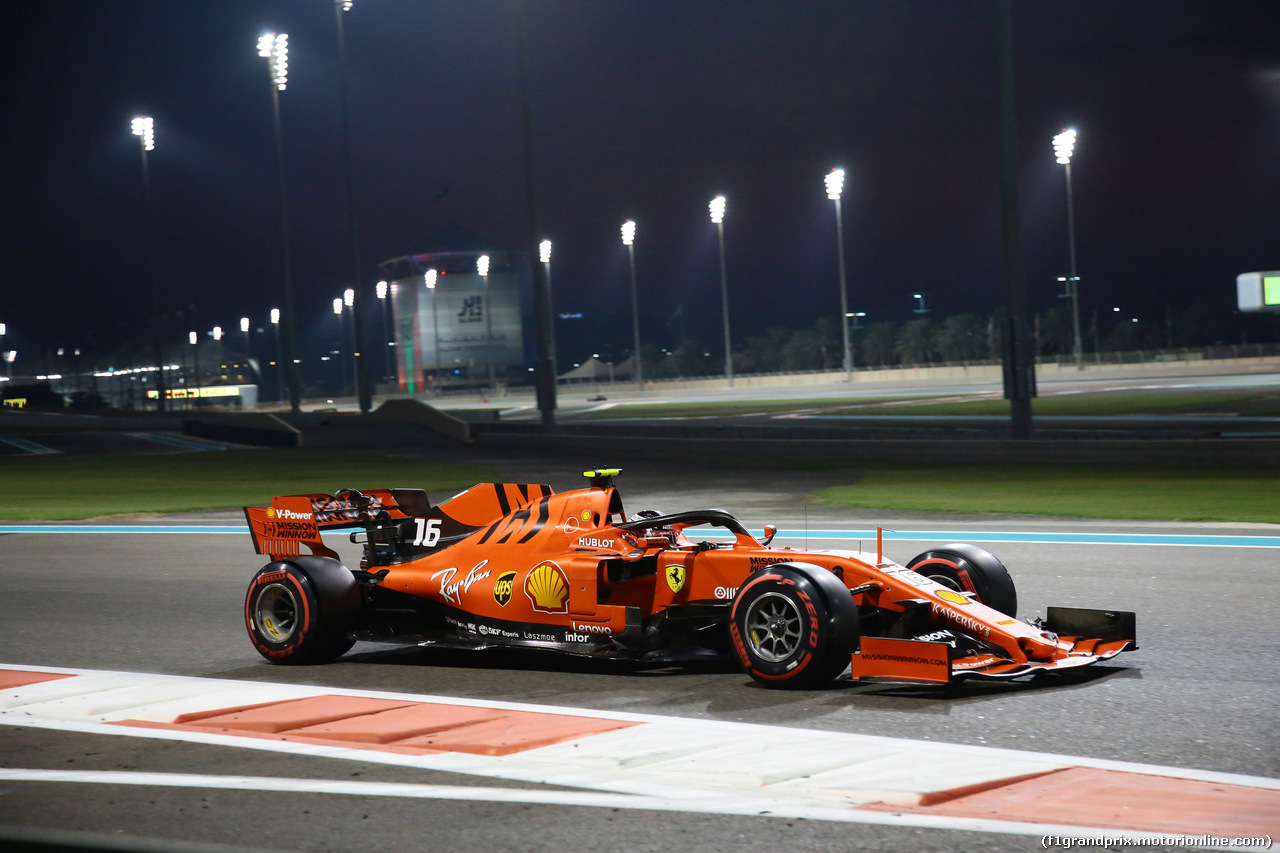 GP ABU DHABI, 30.11.2019 - Charles Leclerc (MON) Ferrari SF90