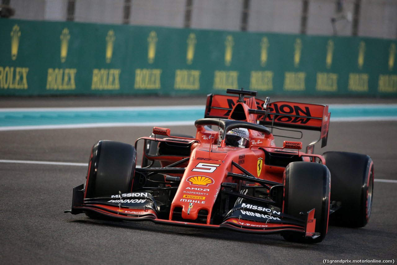 GP ABU DHABI, 30.11.2019 - Sebastian Vettel (GER) Ferrari SF90
