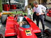 GP ABU DHABI, Alain Prost (FRA) Renault F1 Team Special Advisor with the 1982 Ferrari 126C2 driven by Patrick Tambay on display in the paddock - Sotherby's.
30.11.2019.