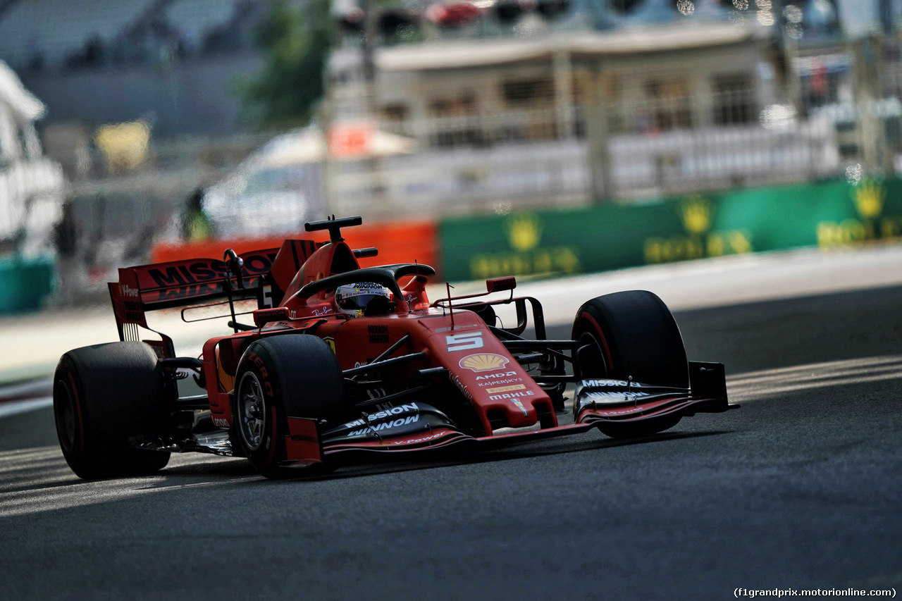 GP ABU DHABI, Sebastian Vettel (GER) Ferrari SF90.
29.11.2019.