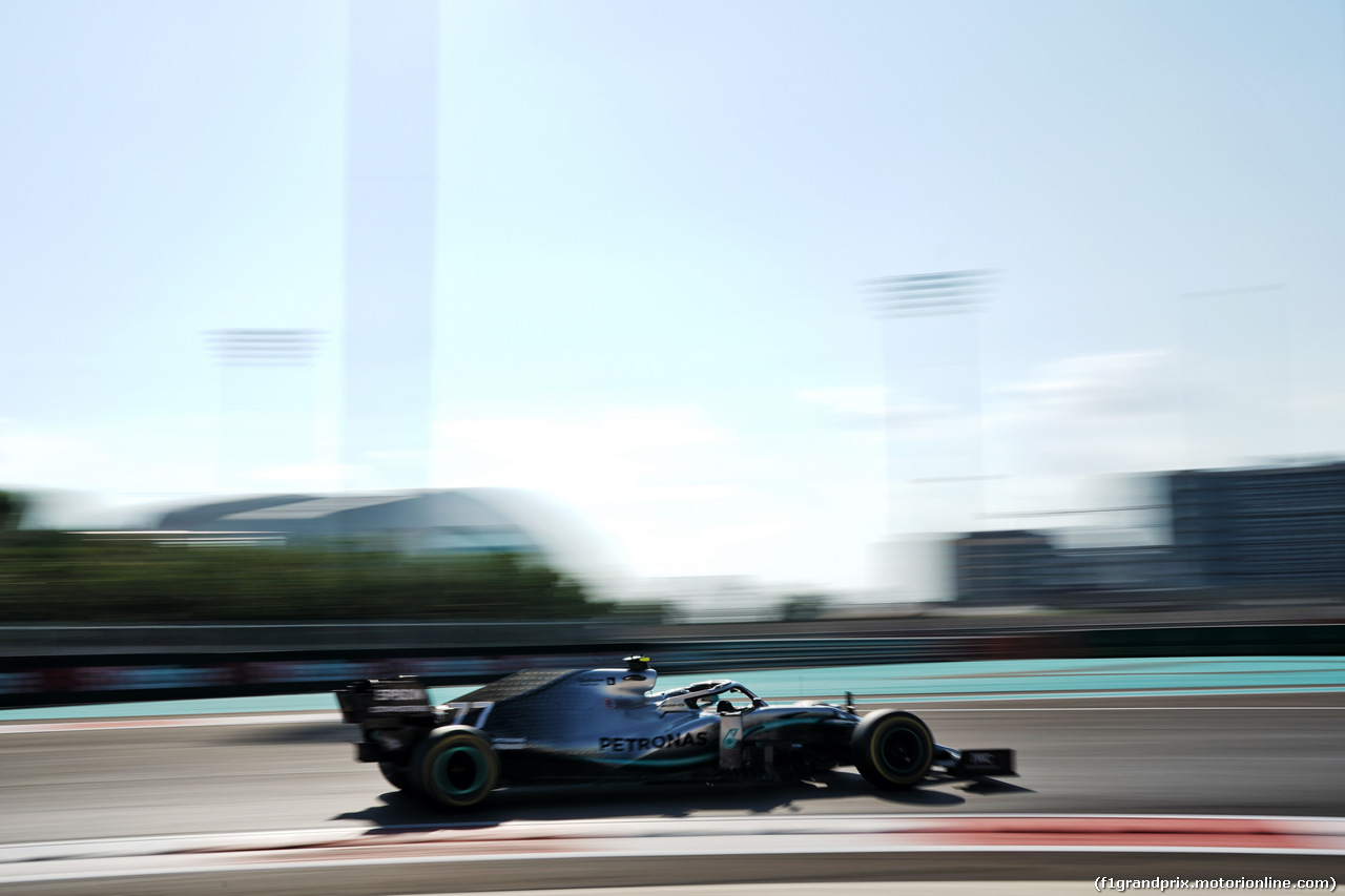 GP ABU DHABI, Valtteri Bottas (FIN) Mercedes AMG F1 W10.                               
Abu Dhabi Grand Prix, Venerdi' 29th November 2019. Yas Marina Circuit, Abu Dhabi, UAE.
29.11.2019.