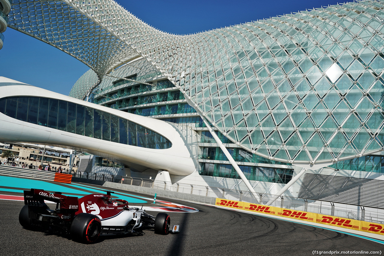 GP ABU DHABI, Kimi Raikkonen (FIN) Alfa Romeo Racing C38.
29.11.2019.