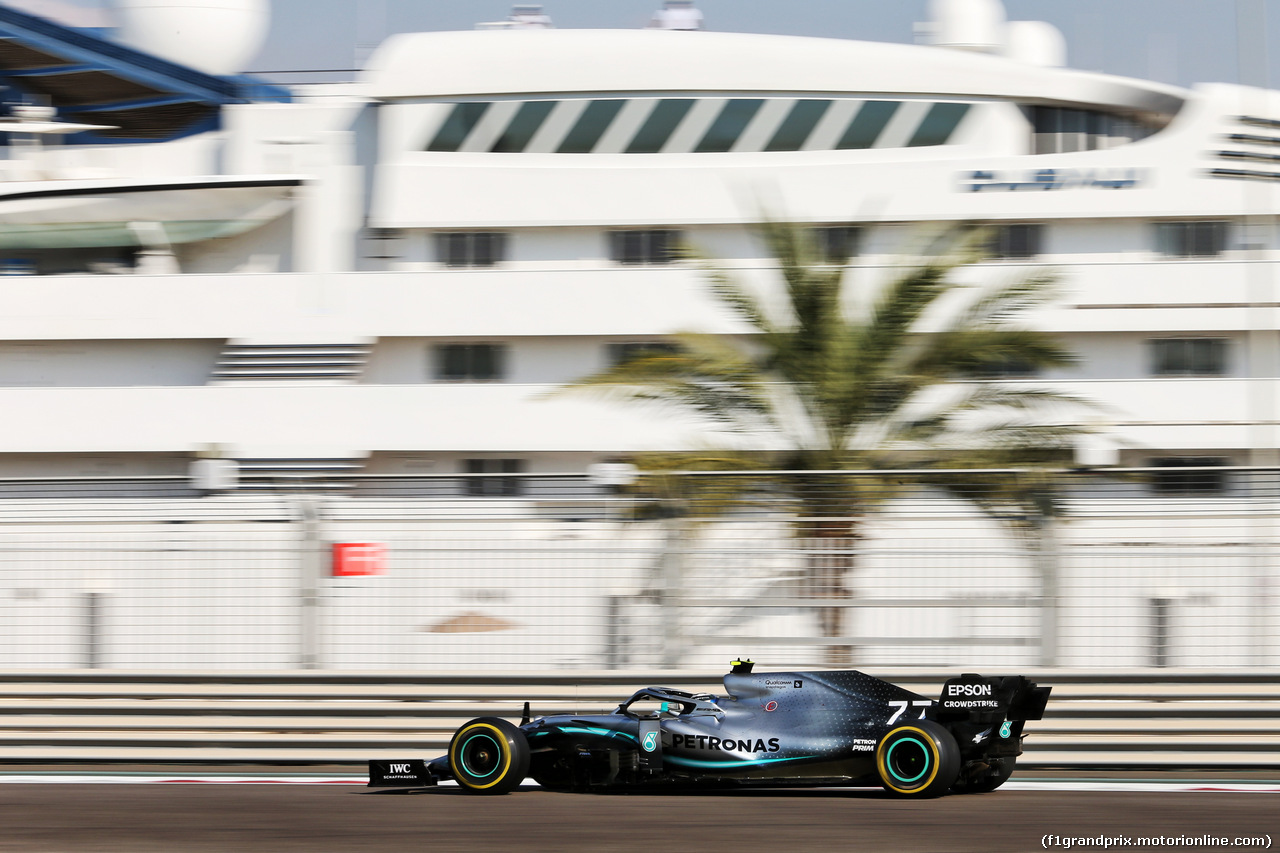 GP ABU DHABI, Valtteri Bottas (FIN) Mercedes AMG F1 W10.
29.11.2019.