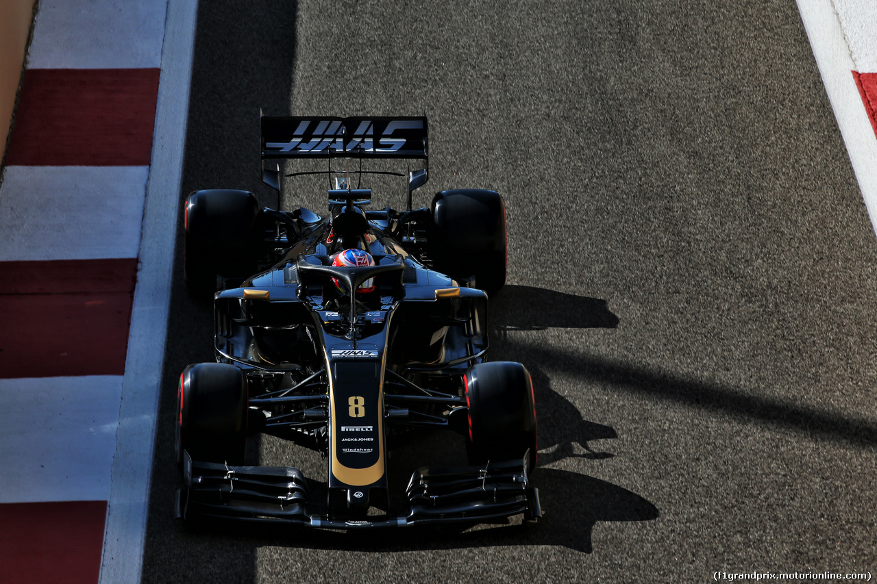 GP ABU DHABI, Romain Grosjean (FRA) Haas F1 Team VF-19.
29.11.2019.