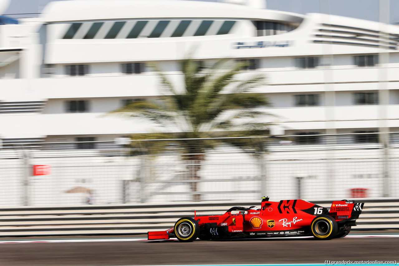 GP ABU DHABI, Charles Leclerc (MON) Ferrari SF90.
29.11.2019.