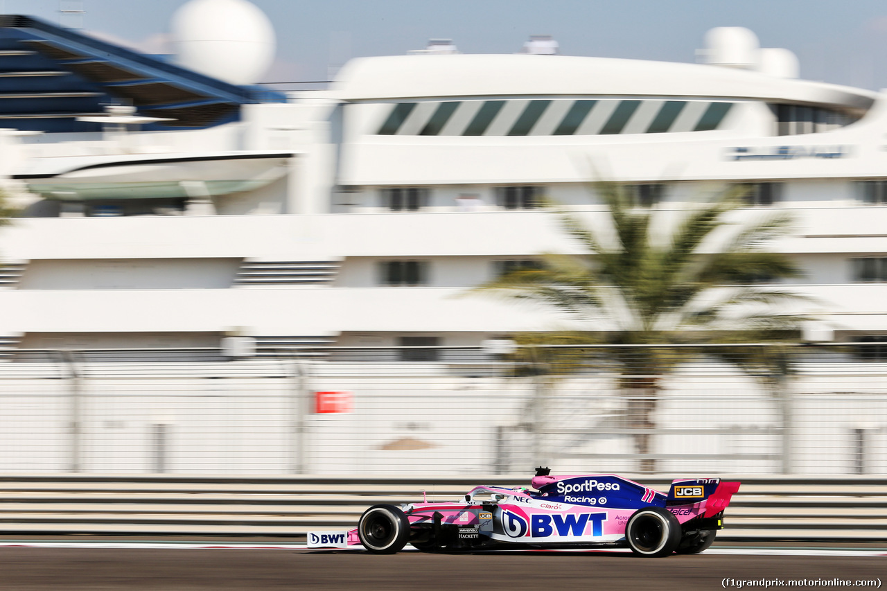 GP ABU DHABI, Sergio Perez (MEX) Racing Point F1 Team RP19.
29.11.2019.