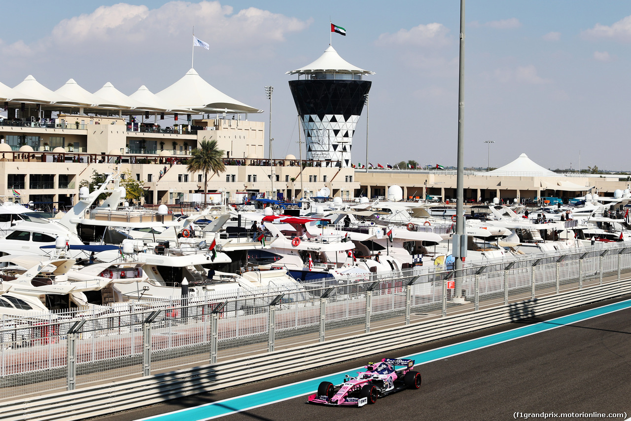 GP ABU DHABI, Lance Stroll (CDN) Racing Point F1 Team RP19.
29.11.2019.