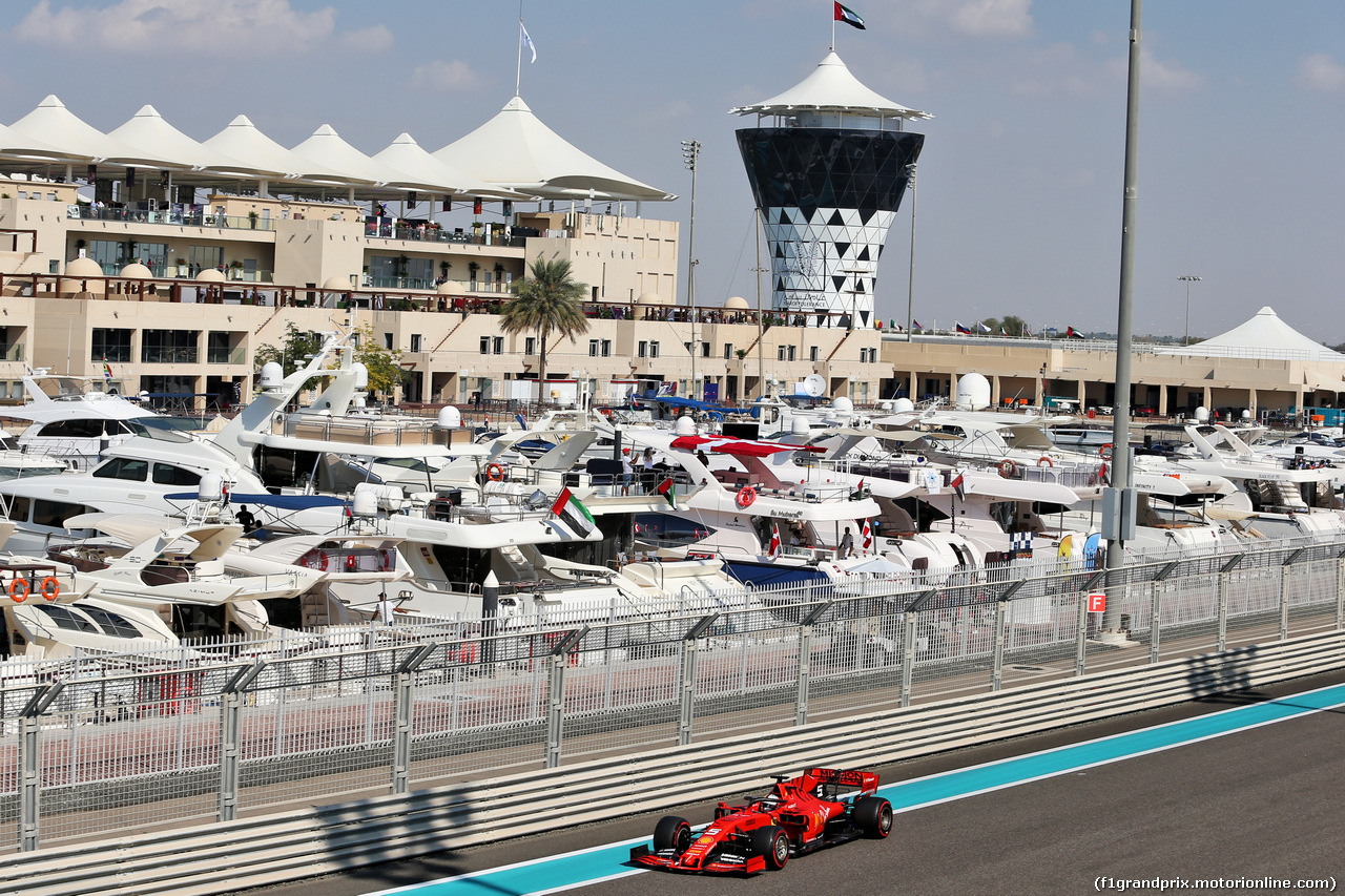 GP ABU DHABI, Sebastian Vettel (GER) Ferrari SF90.
29.11.2019.