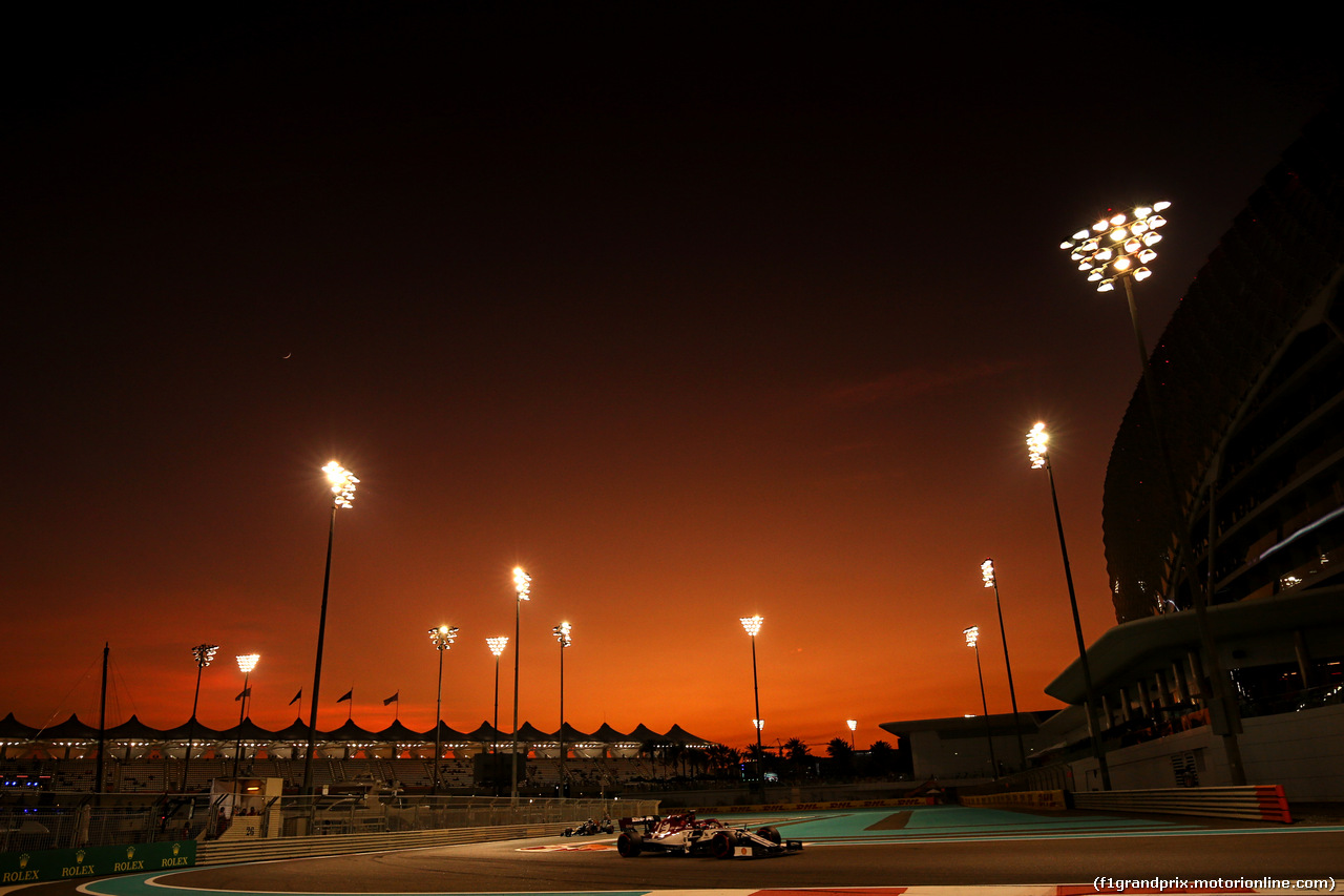 GP ABU DHABI, Kimi Raikkonen (FIN) Alfa Romeo Racing C38.
29.11.2019.