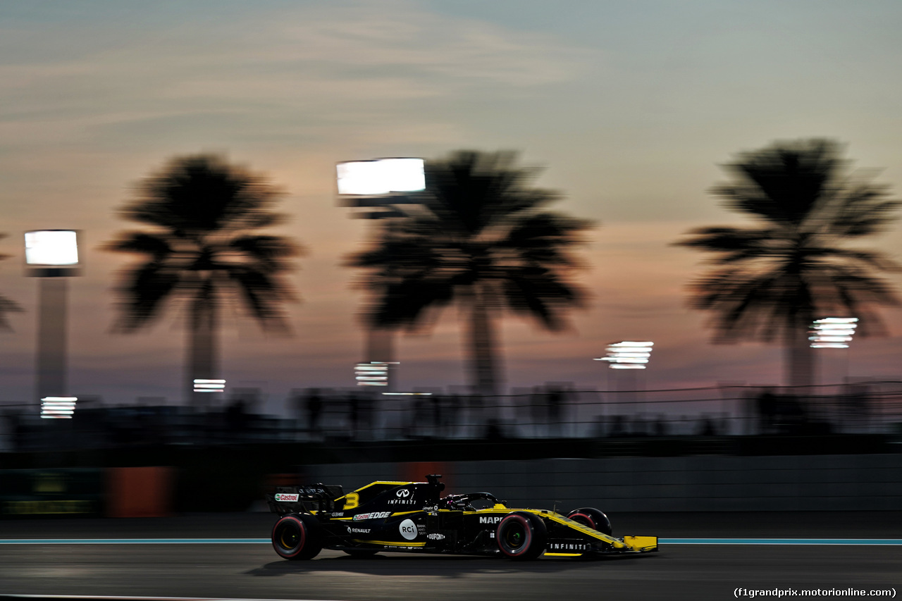 GP ABU DHABI, Daniel Ricciardo (AUS) Renault F1 Team RS19.
29.11.2019.