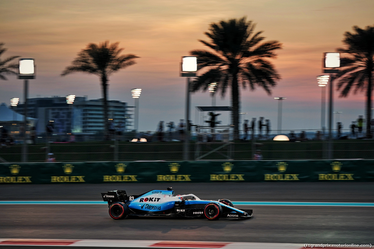 GP ABU DHABI, George Russell (GBR) Williams Racing FW42.                               
29.11.2019.
