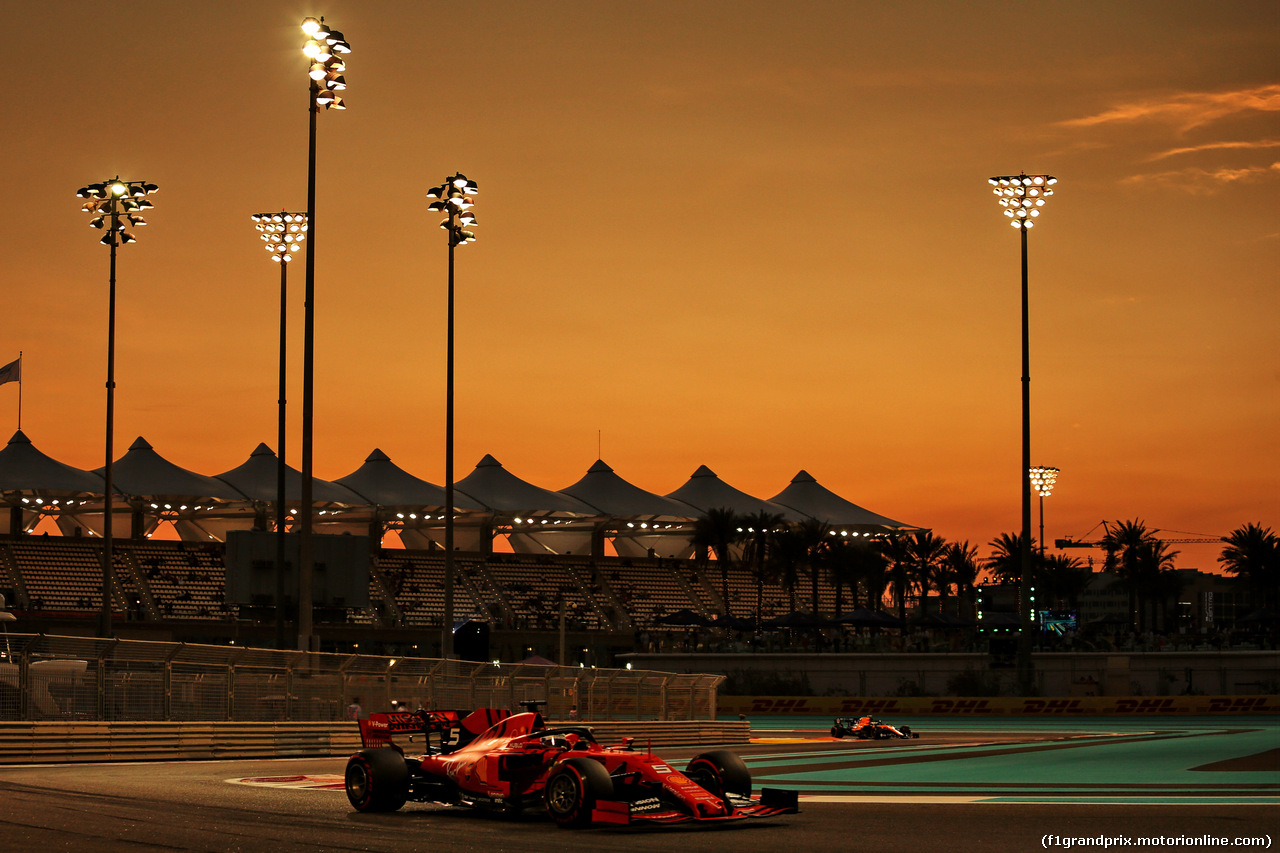 GP ABU DHABI, Sebastian Vettel (GER) Ferrari SF90.
29.11.2019.