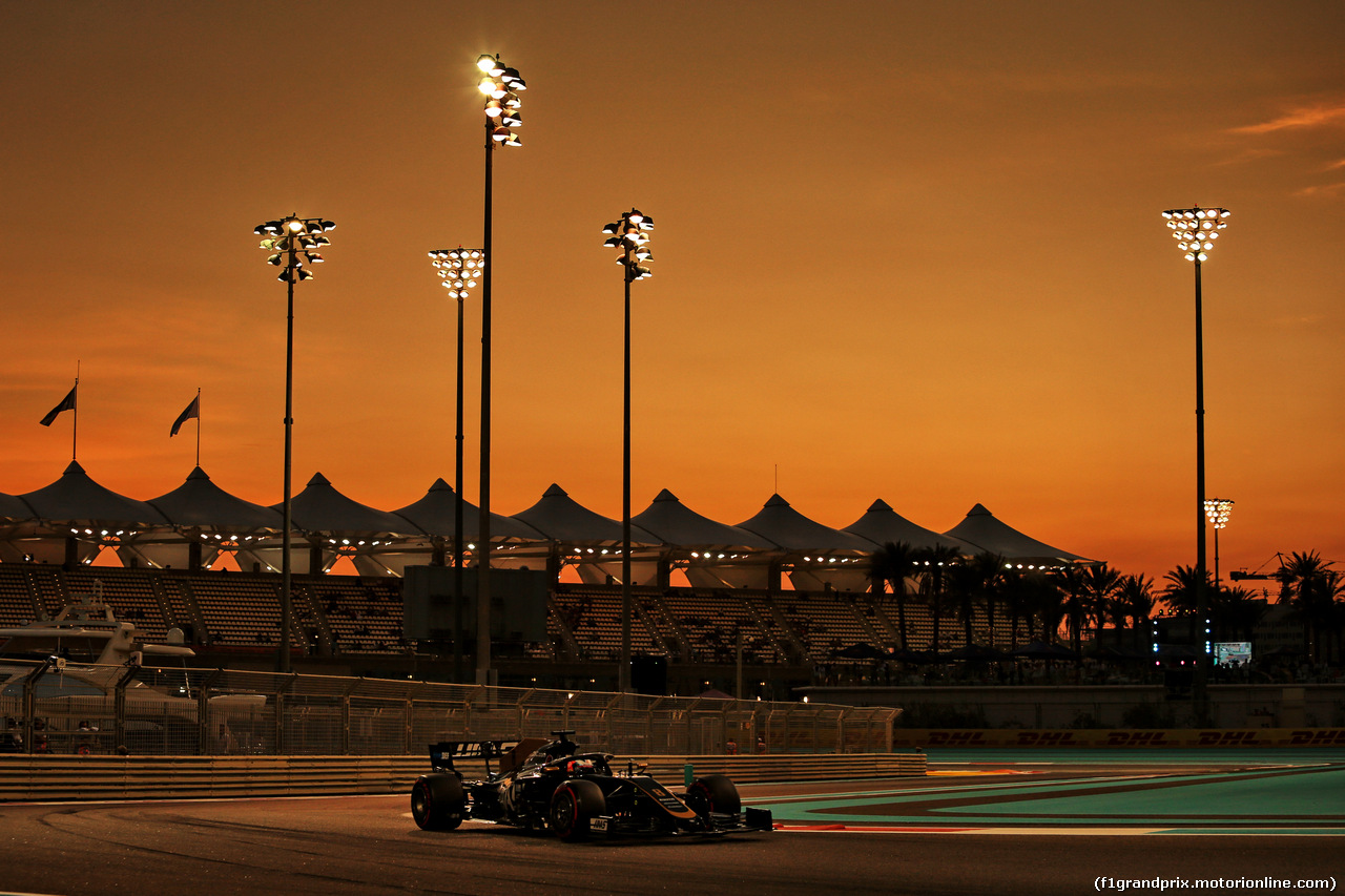 GP ABU DHABI, Romain Grosjean (FRA) Haas F1 Team VF-19.
29.11.2019.