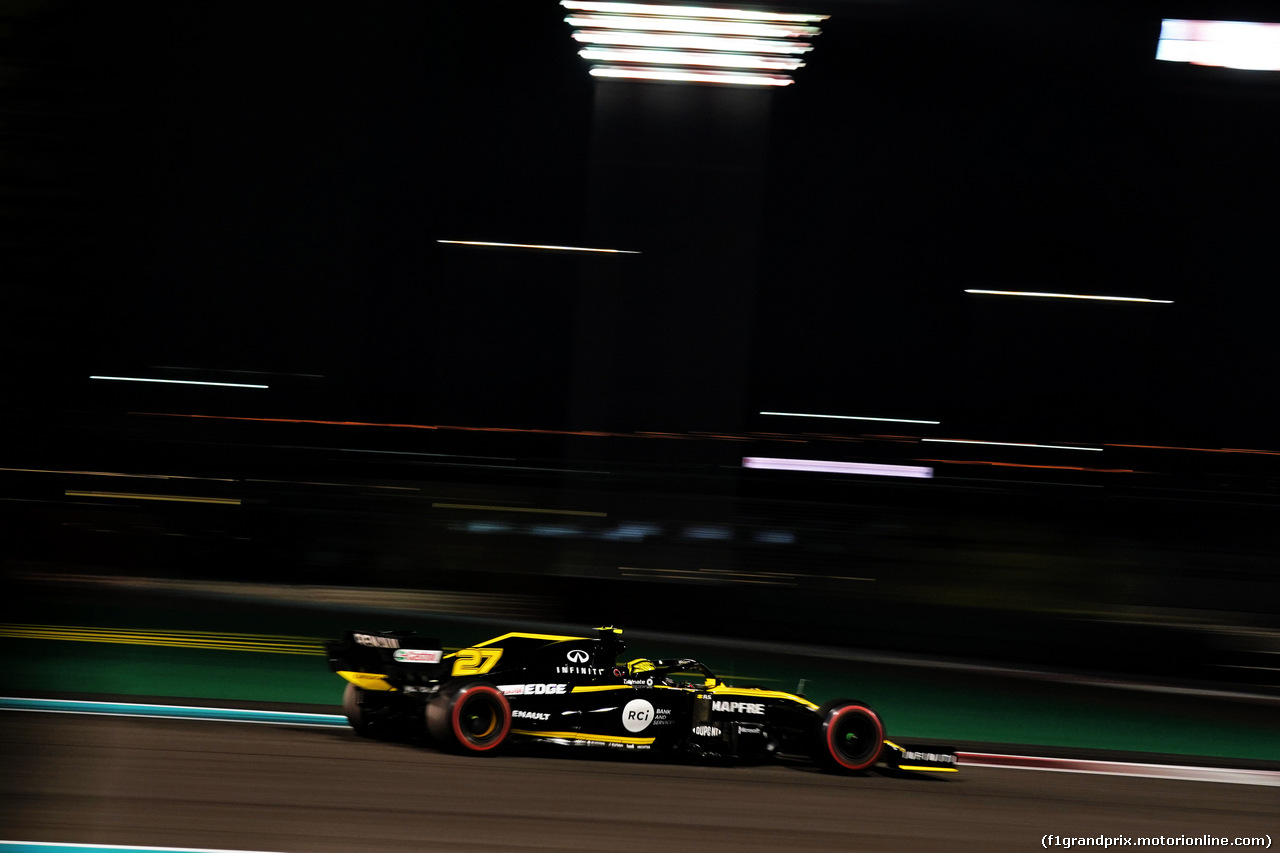 GP ABU DHABI, Nico Hulkenberg (GER) Renault F1 Team RS19.
29.11.2019.