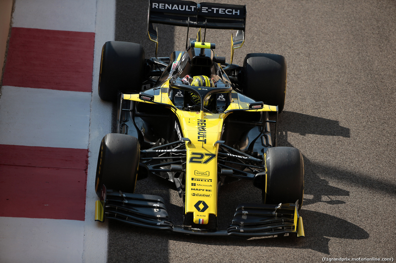 GP ABU DHABI, 29.11.2019 - Nico Hulkenberg (GER) Renault Sport F1 Team RS19