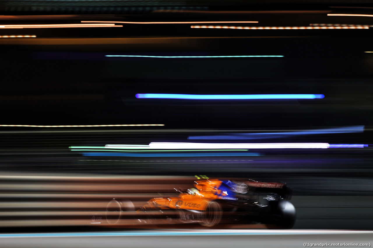 GP ABU DHABI, Lando Norris (GBR) McLaren MCL34.
29.11.2019.