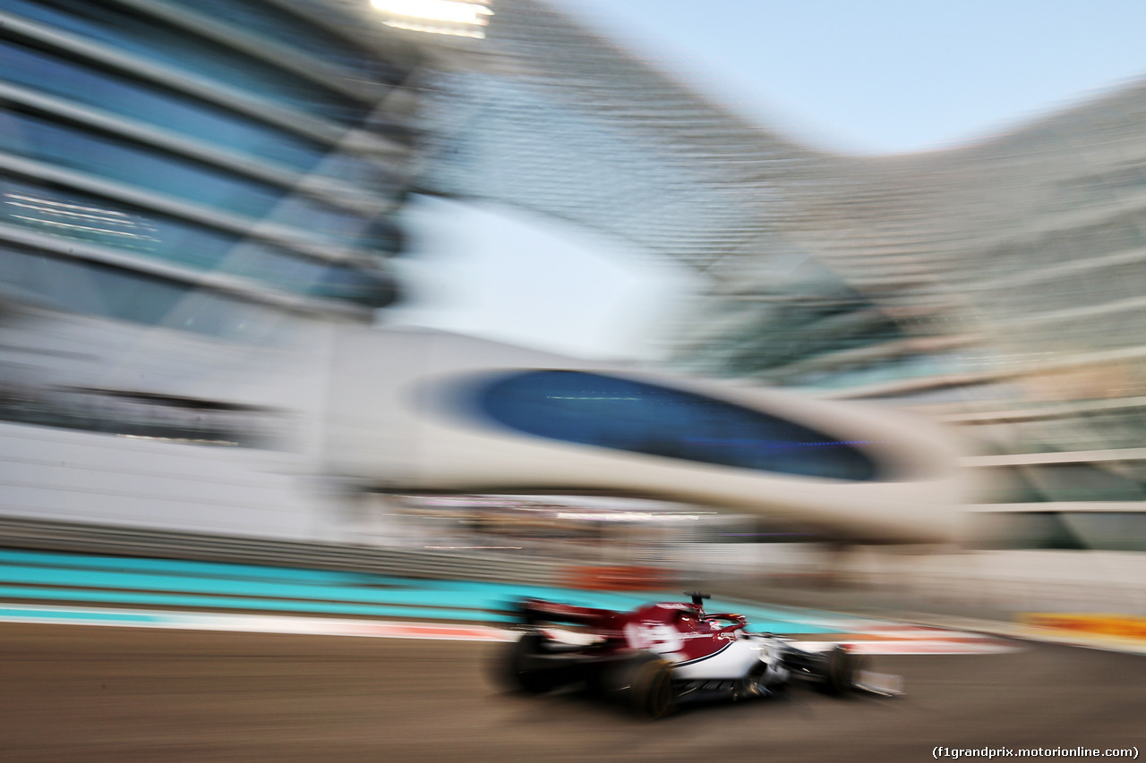 GP ABU DHABI, Kimi Raikkonen (FIN) Alfa Romeo Racing C38.
29.11.2019.