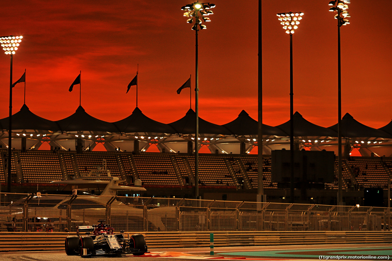 GP ABU DHABI, Kimi Raikkonen (FIN) Alfa Romeo Racing C38.
29.11.2019.