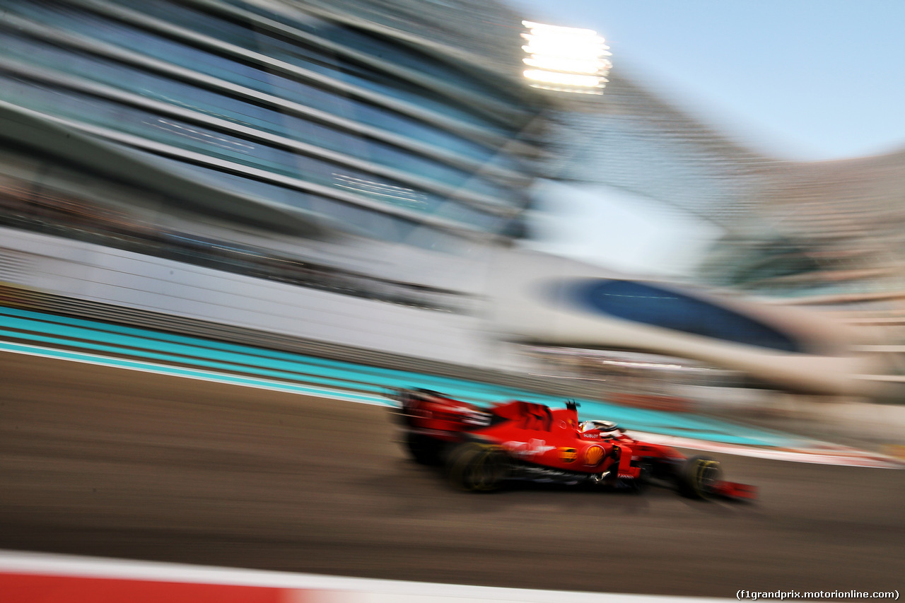 GP ABU DHABI, Sebastian Vettel (GER) Ferrari SF90.
29.11.2019.