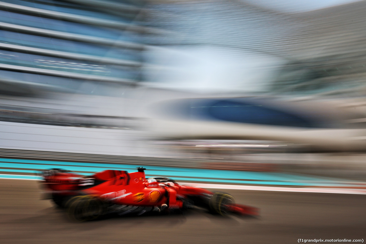 GP ABU DHABI, Sebastian Vettel (GER) Ferrari SF90.
29.11.2019.